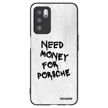 Picasee OPPO A16s Hülle - Schwarzes Silikon - White Dollar