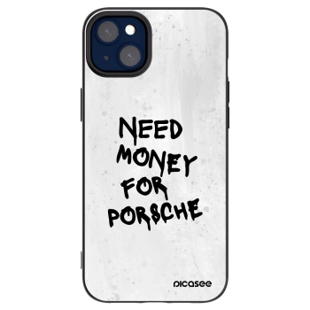 Picasee Apple iPhone 14 Plus Hülle - Schwarzes Silikon - White Dollar
