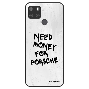 Hülle für Realme C21Y - White Dollar