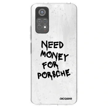Picasee Xiaomi Redmi Note 11S 5G Hülle - Transparentes Silikon - White Dollar