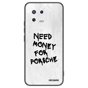 Picasee Xiaomi 13 Pro Hülle - Schwarzes Silikon - White Dollar