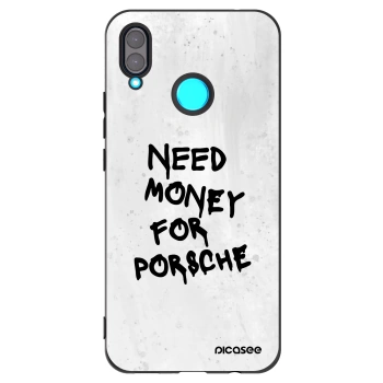 Picasee Huawei Nova 3 Hülle - Schwarzes Silikon - White Dollar
