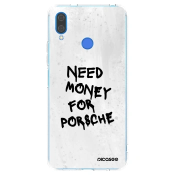 Picasee Huawei Nova 3 Hülle - Transparentes Silikon - White Dollar