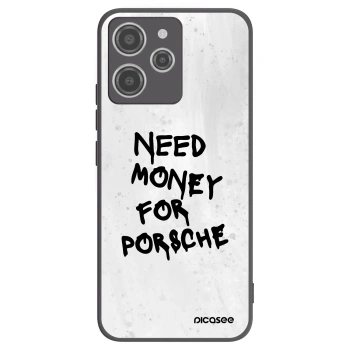 Picasee Xiaomi Redmi 12 4G Hülle - Schwarzes Silikon - White Dollar