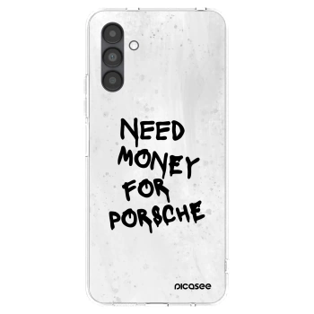 Picasee Samsung Galaxy A04s A047F Hülle - Transparentes Silikon - White Dollar