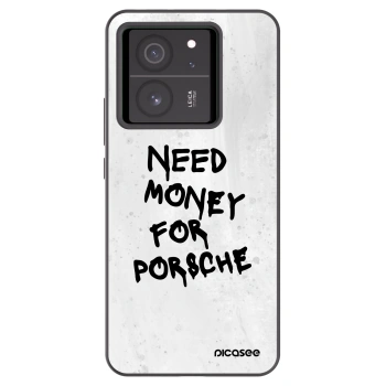 Picasee Xiaomi 13T Pro Hülle - Schwarzes Silikon - White Dollar