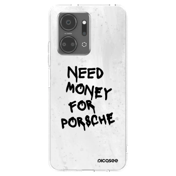 Picasee Honor X7a Hülle - Transparentes Silikon - White Dollar
