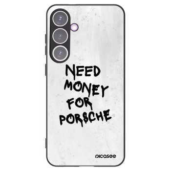 Picasee Samsung Galaxy S24+ S926B 5G Hülle - Schwarzes Silikon - White Dollar