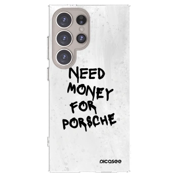 Picasee Samsung Galaxy S24 Ultra S928B 5G Hülle - Transparentes Silikon - White Dollar