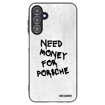 Picasee Samsung Galaxy A15 A155F 4G Hülle - Schwarzes Silikon - White Dollar