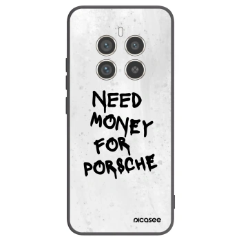 Picasee Realme 12 Pro 5G Hülle - Schwarzes Silikon - White Dollar