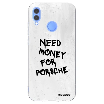 Picasee Huawei P Smart 2019 Hülle - Transparentes Silikon - White Dollar