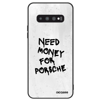 Hülle für Samsung Galaxy S10 Plus G975 - White Dollar