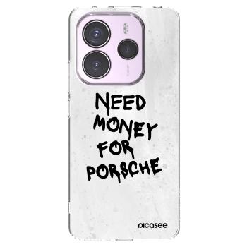 Picasee Xiaomi Redmi Note 14 5G Hülle - Transparentes Silikon - White Dollar