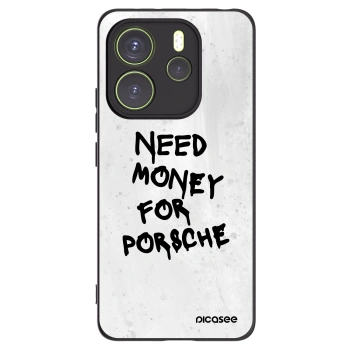 Picasee Xiaomi Redmi Note 14 4G Hülle - Schwarzes Silikon - White Dollar