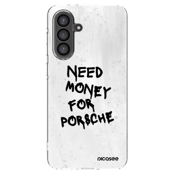Picasee Samsung Galaxy A56 5G A566B Hülle - Transparentes Silikon - White Dollar