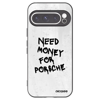 Picasee Google Pixel 9 Pro Hülle - Schwarzes Silikon - White Dollar