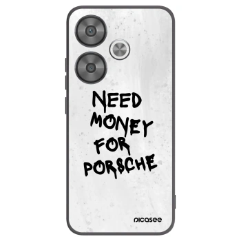 Picasee Xiaomi Poco F6 Hülle - Schwarzes Silikon - White Dollar