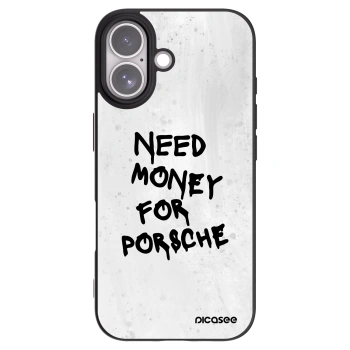 Picasee Apple iPhone 17 Hülle - Schwarzes Silikon - White Dollar