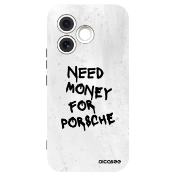 Picasee Honor 600 Lite Hülle - Schwarzes Silikon - White Dollar