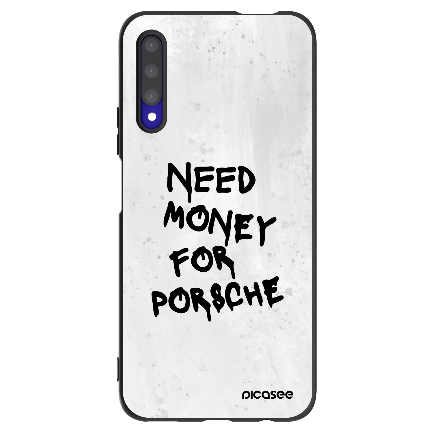 Picasee Honor 9X Pro Hülle - Schwarzes Silikon - White Dollar