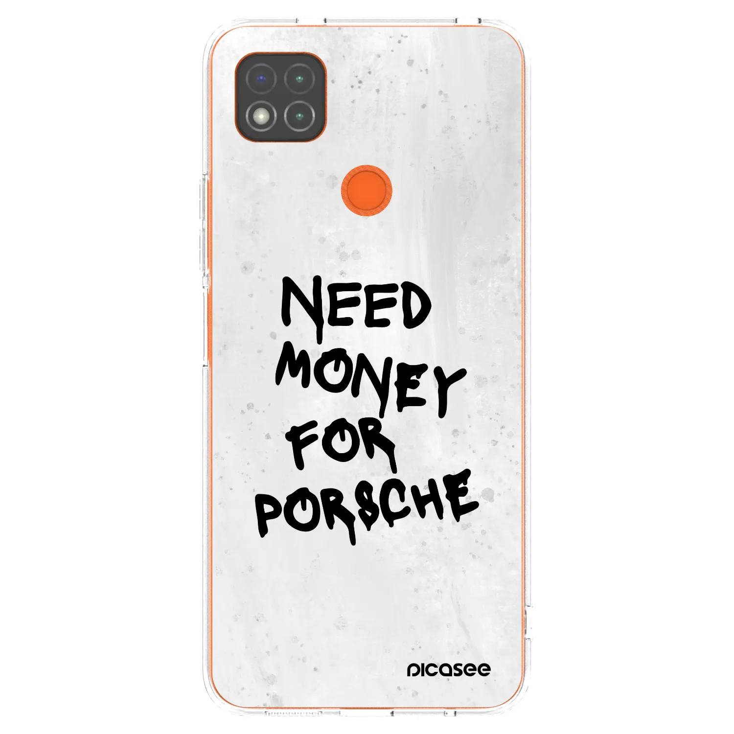 Picasee Xiaomi Redmi 9C Hülle - Transparentes Silikon - White Dollar