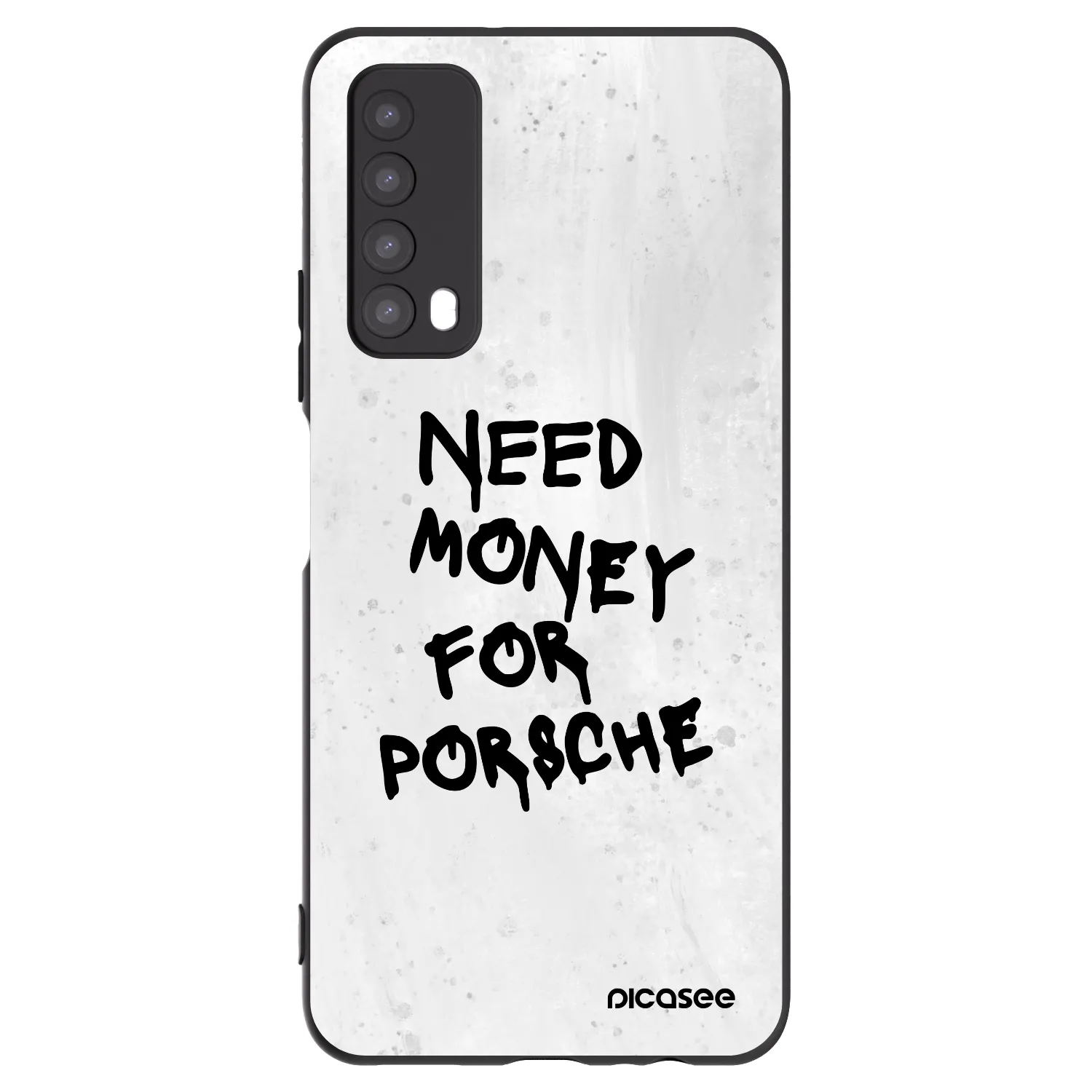 Picasee Huawei P Smart 2021 Hülle - Schwarzes Silikon - White Dollar
