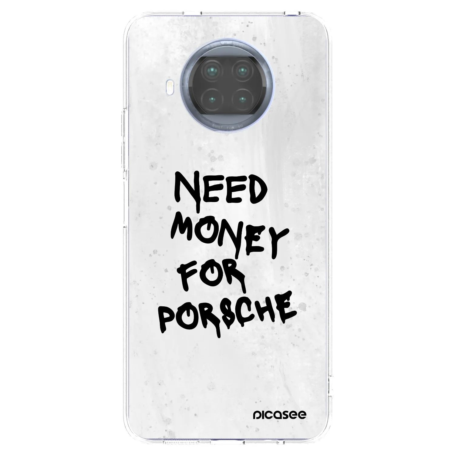 Picasee Xiaomi Mi 10T Lite Hülle - Transparentes Silikon - White Dollar