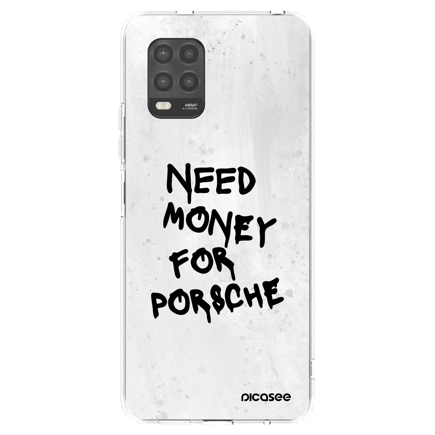 Picasee Xiaomi Mi 10 Lite Hülle - Transparentes Silikon - White Dollar
