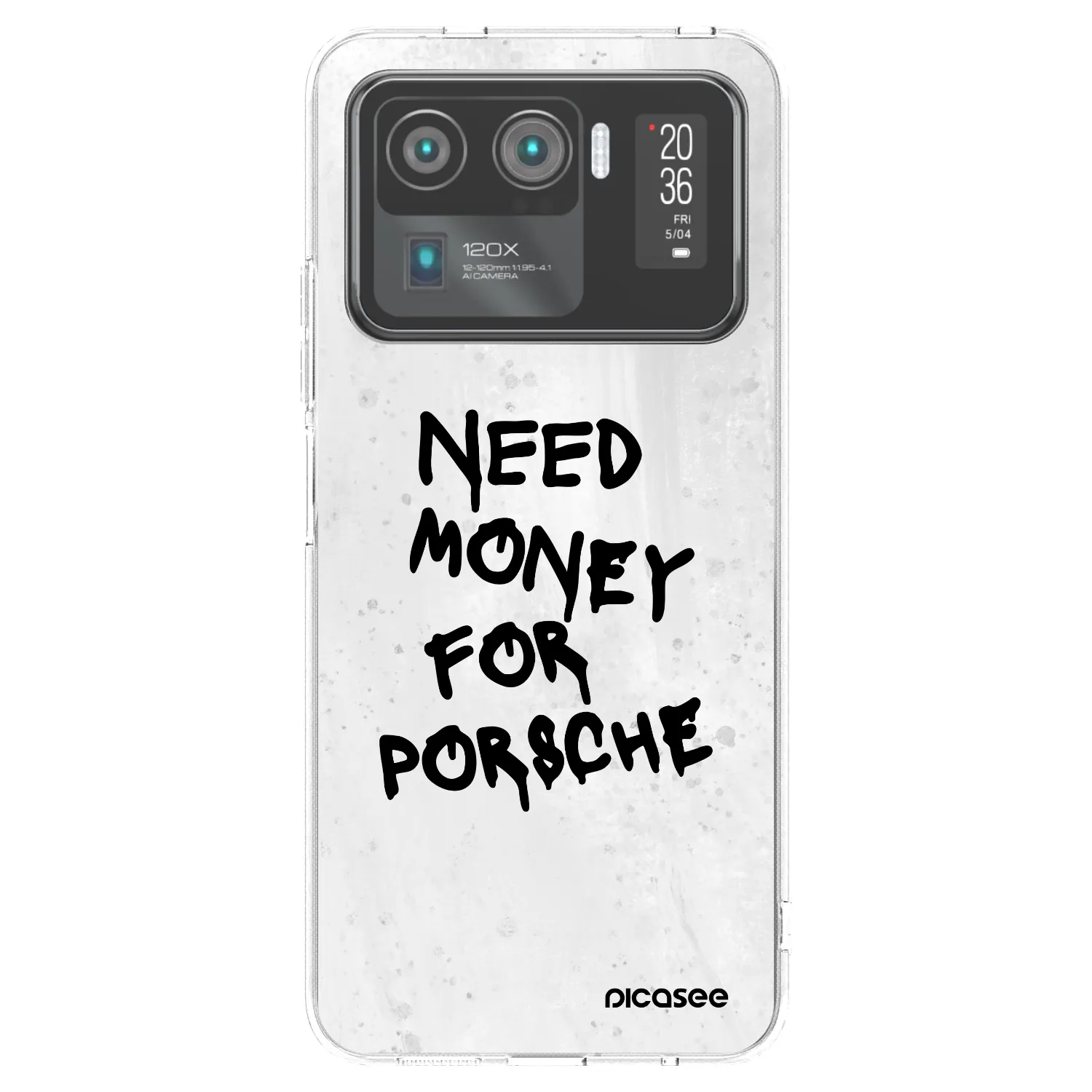 Picasee Xiaomi Mi 11 Ultra Hülle - Transparentes Silikon - White Dollar