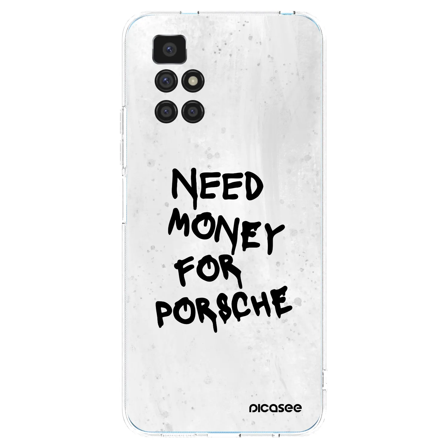 Picasee Xiaomi Redmi 10 Hülle - Transparentes Silikon - White Dollar