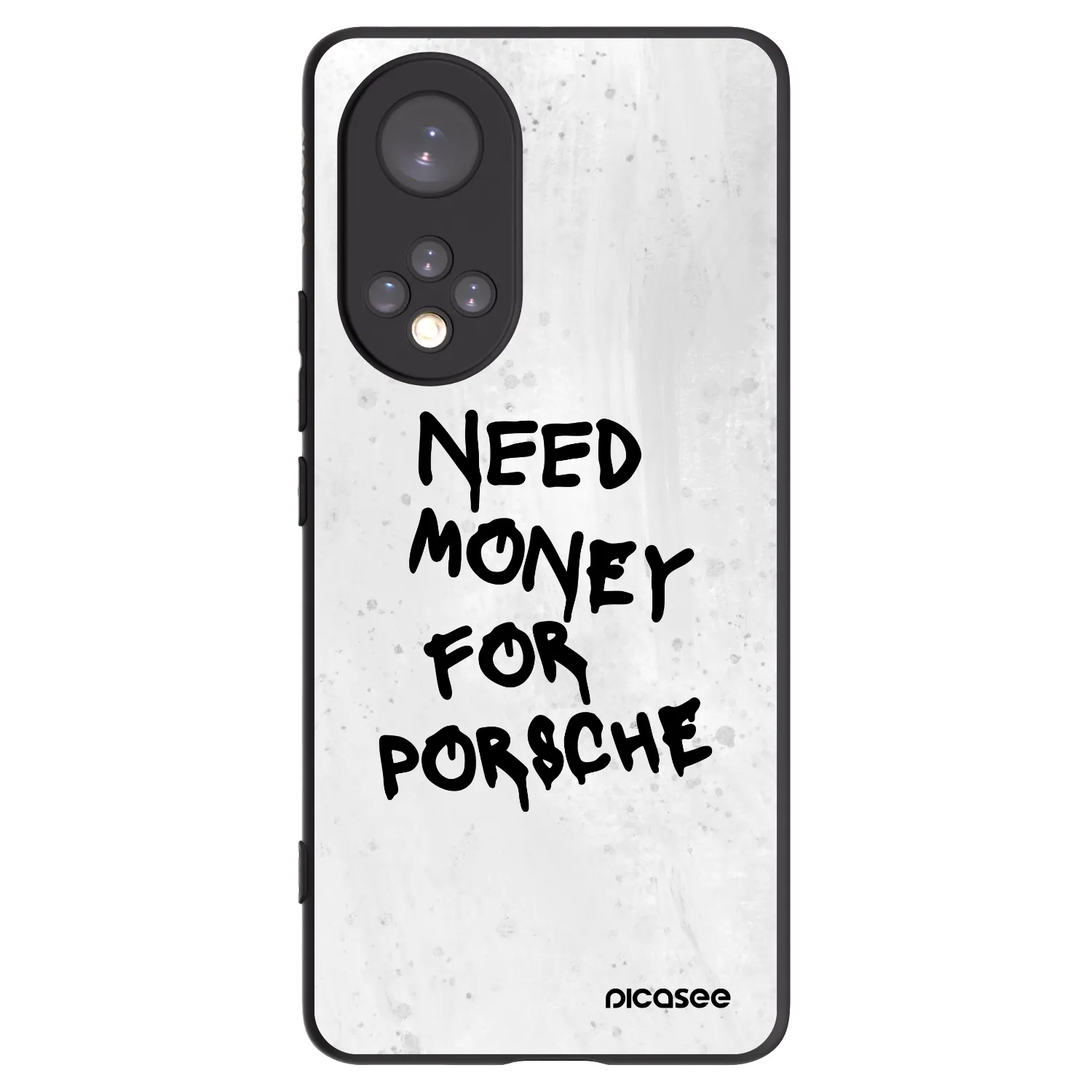 Picasee Huawei Nova 9 Hülle - Schwarzes Silikon - White Dollar