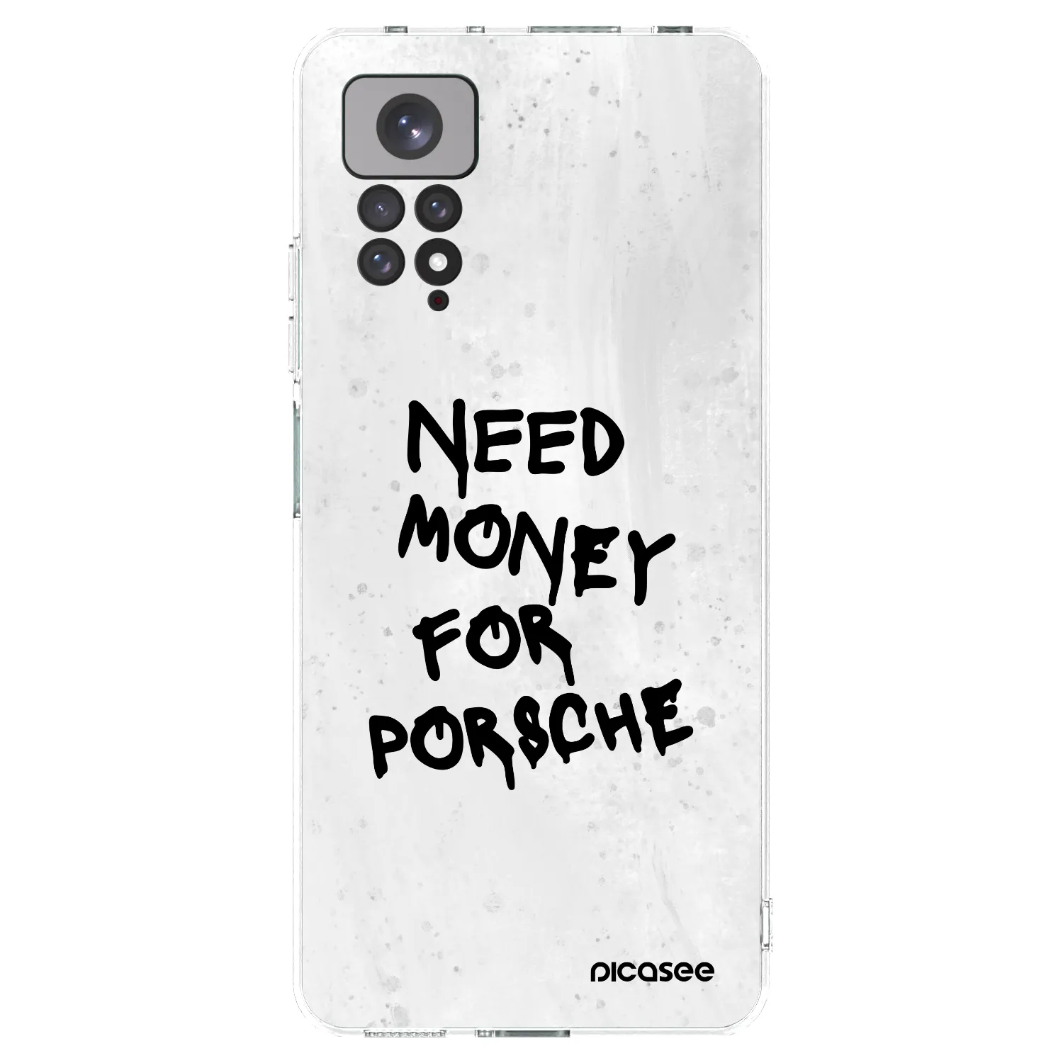 Picasee Xiaomi Redmi Note 11S 4G Hülle - Transparentes Silikon - White Dollar