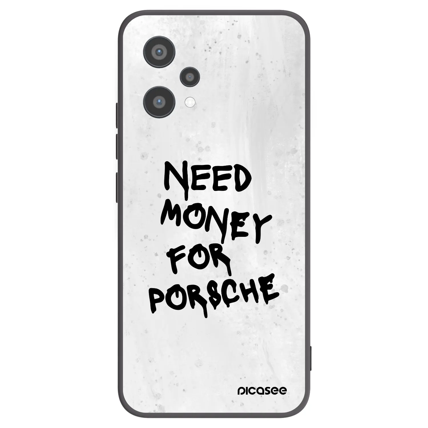Picasee Realme 9 Pro 5G Hülle - Schwarzes Silikon - White Dollar