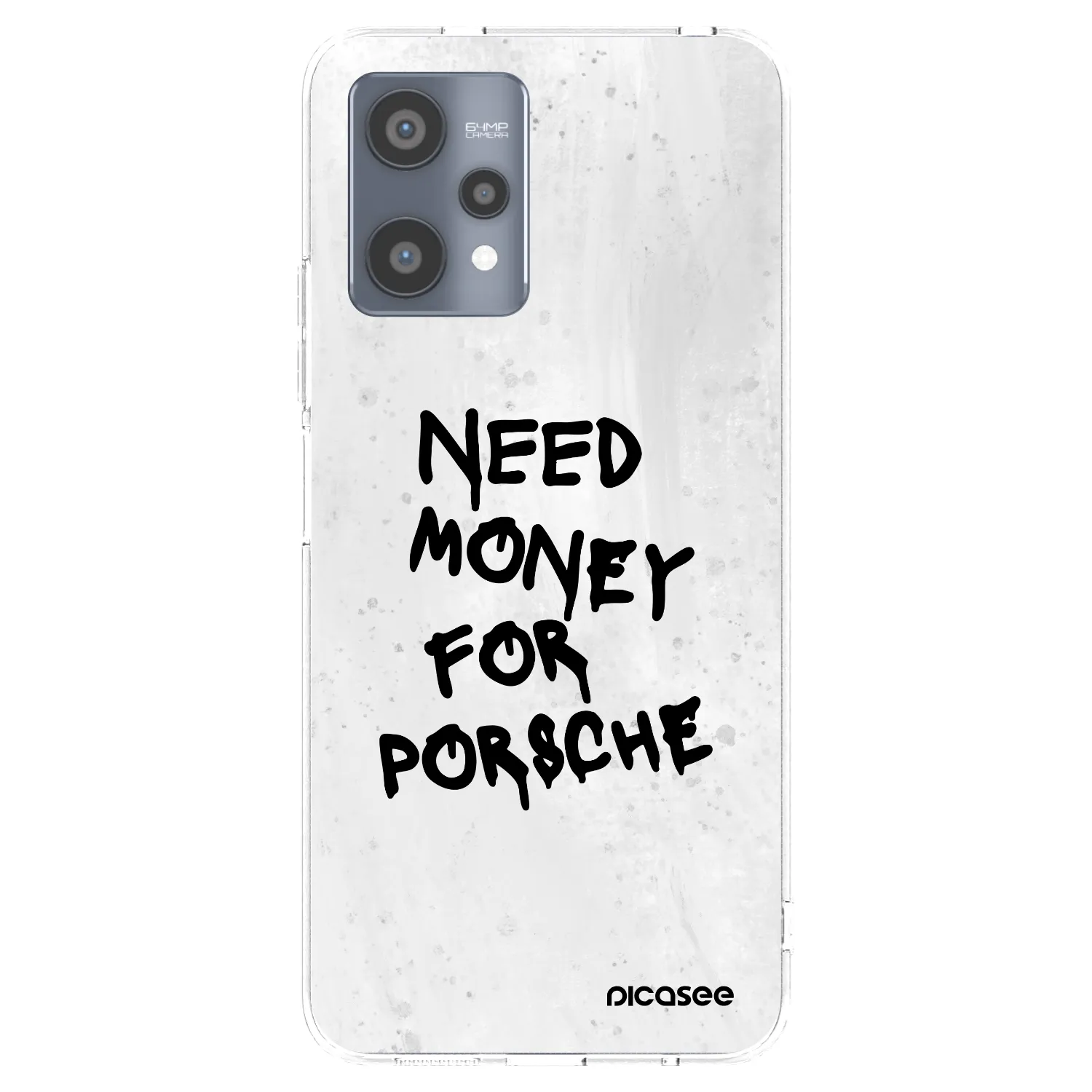 Picasee Realme 9 Pro 5G Hülle - Transparentes Silikon - White Dollar