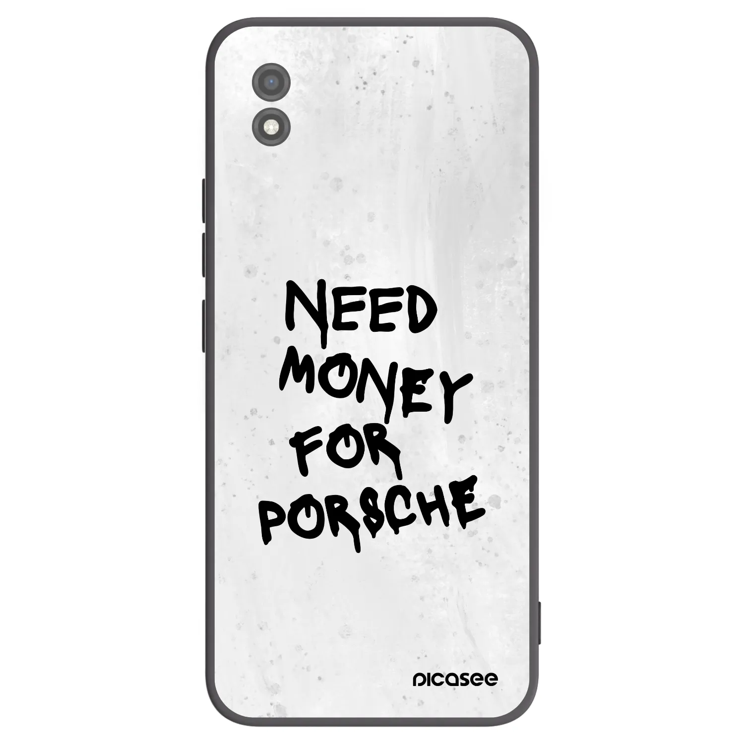 Picasee Realme C11 (2021) Hülle - Schwarzes Silikon - White Dollar