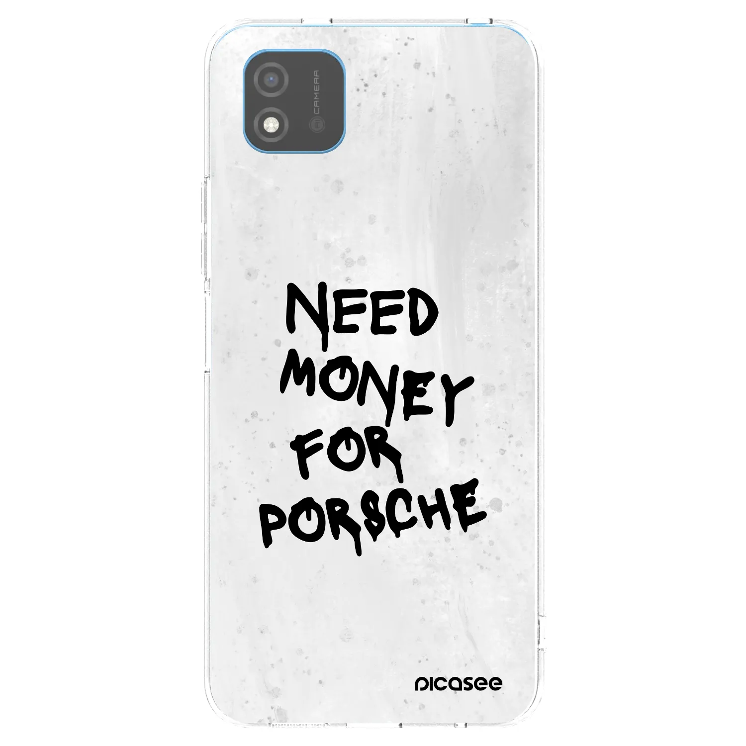 Picasee Realme C11 (2021) Hülle - Transparentes Silikon - White Dollar