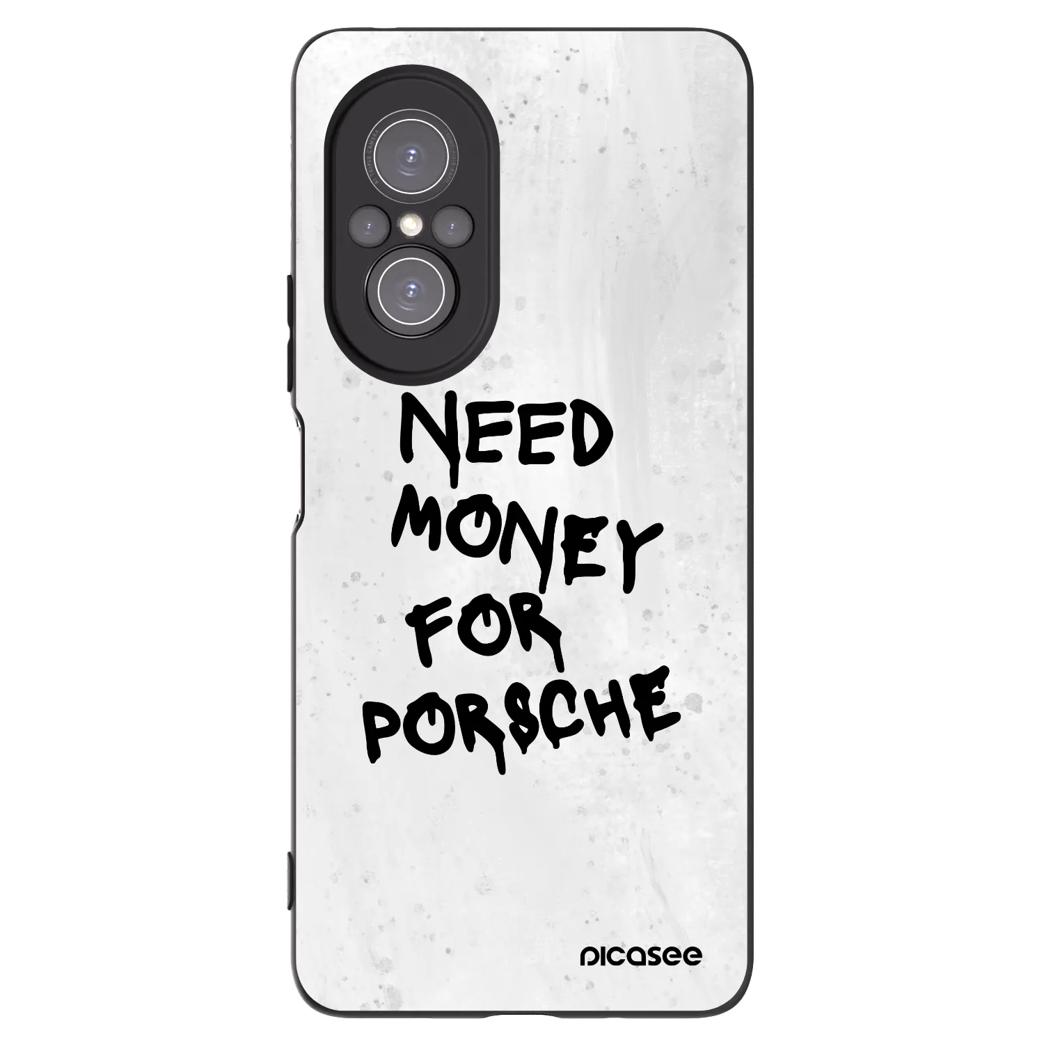 Picasee Huawei Nova 9 SE Hülle - Schwarzes Silikon - White Dollar