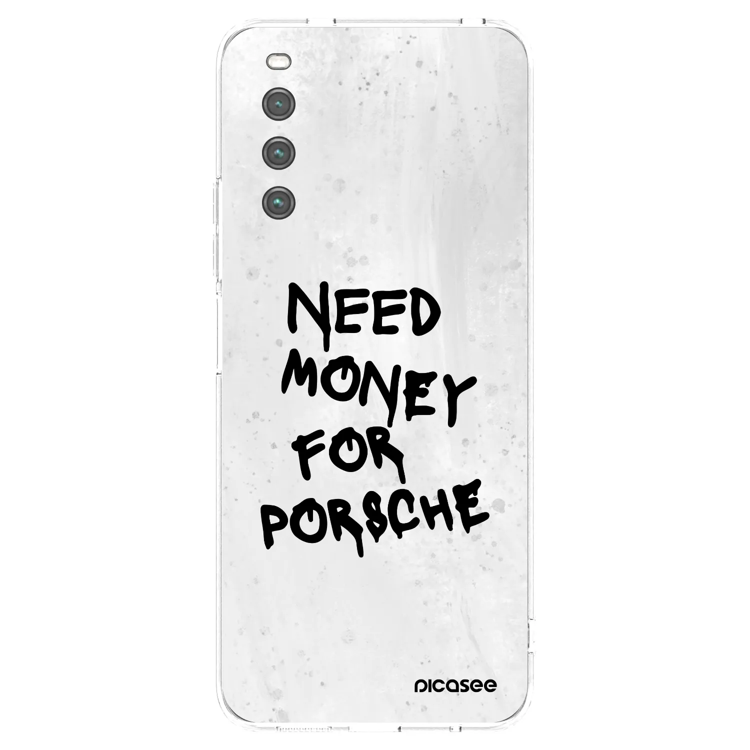 Picasee Sony Xperia 10 IV 5G Hülle - Transparentes Silikon - White Dollar