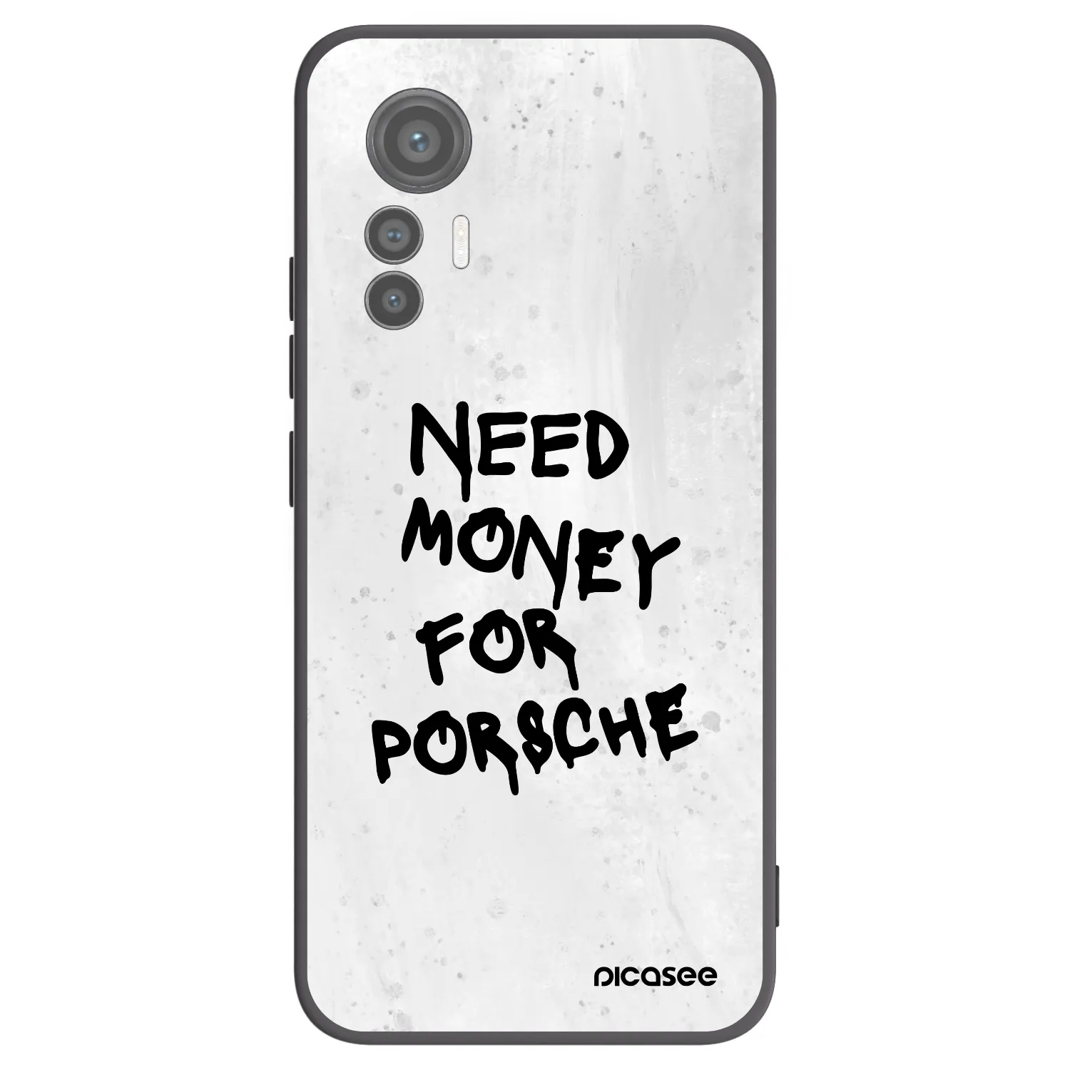 Picasee Xiaomi 12 Lite Hülle - Schwarzes Silikon - White Dollar