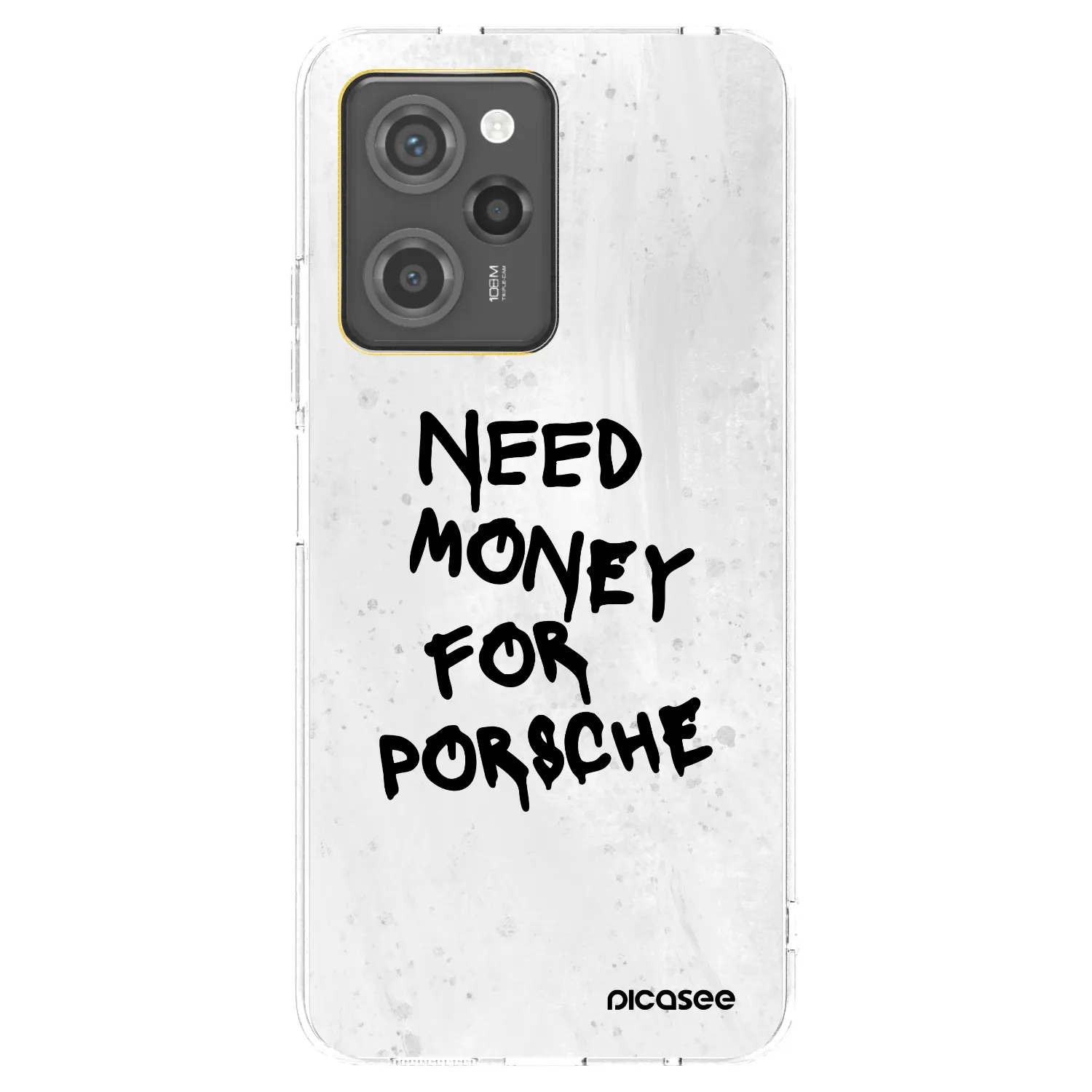 Picasee Xiaomi Poco X5 Pro Hülle - Transparentes Silikon - White Dollar