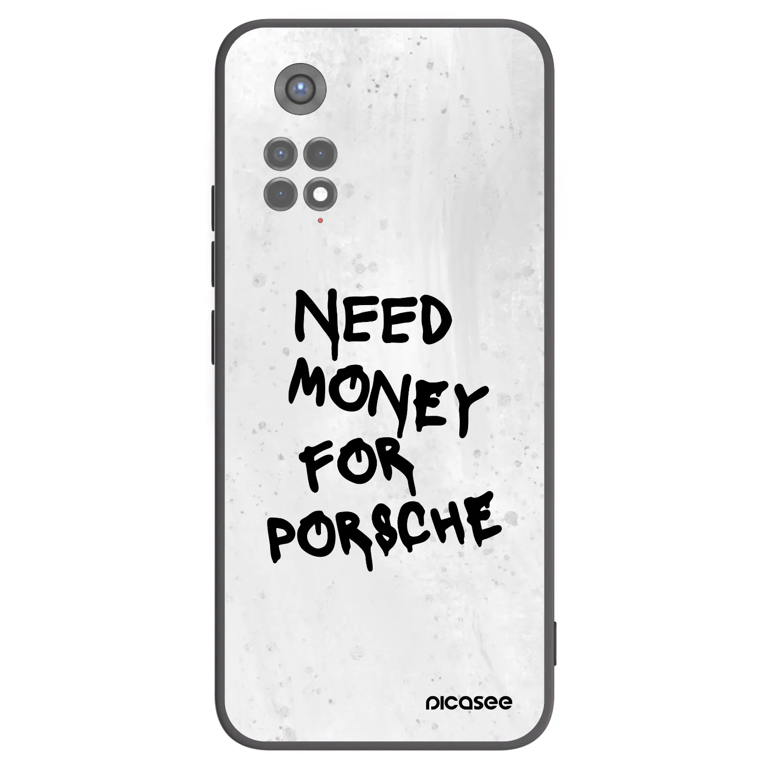 Picasee Xiaomi Redmi Note 11S 5G Hülle - Schwarzes Silikon - White Dollar