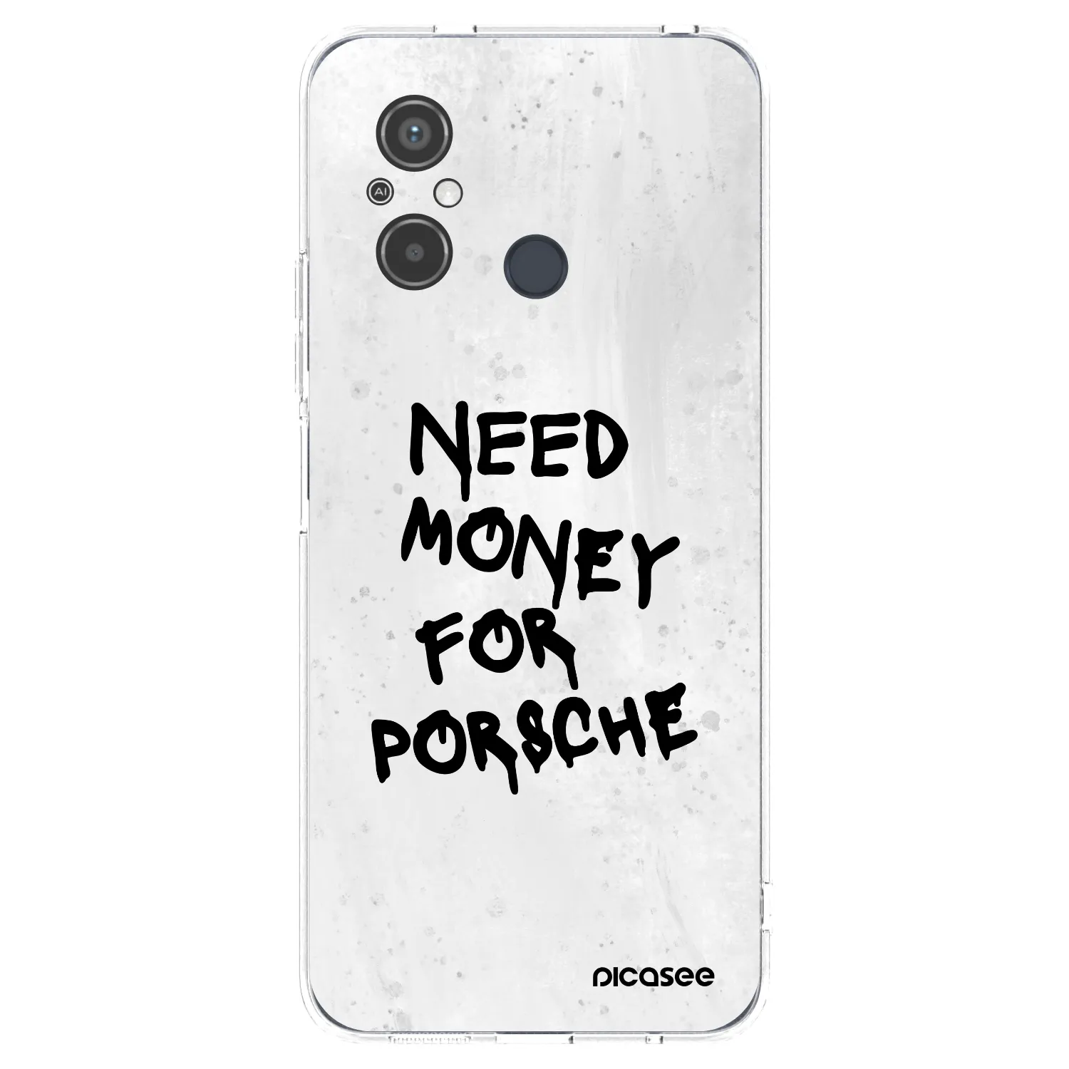 Picasee Xiaomi Redmi 12C Hülle - Transparentes Silikon - White Dollar