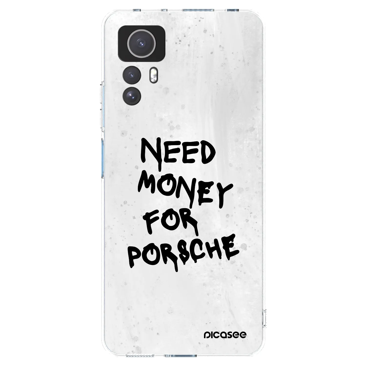 Picasee Xiaomi Redmi Note 12S Hülle - Transparentes Silikon - White Dollar