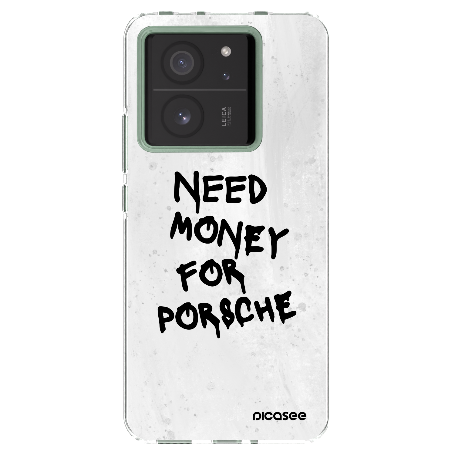 Picasee Xiaomi 13T Hülle - Transparentes Silikon - White Dollar