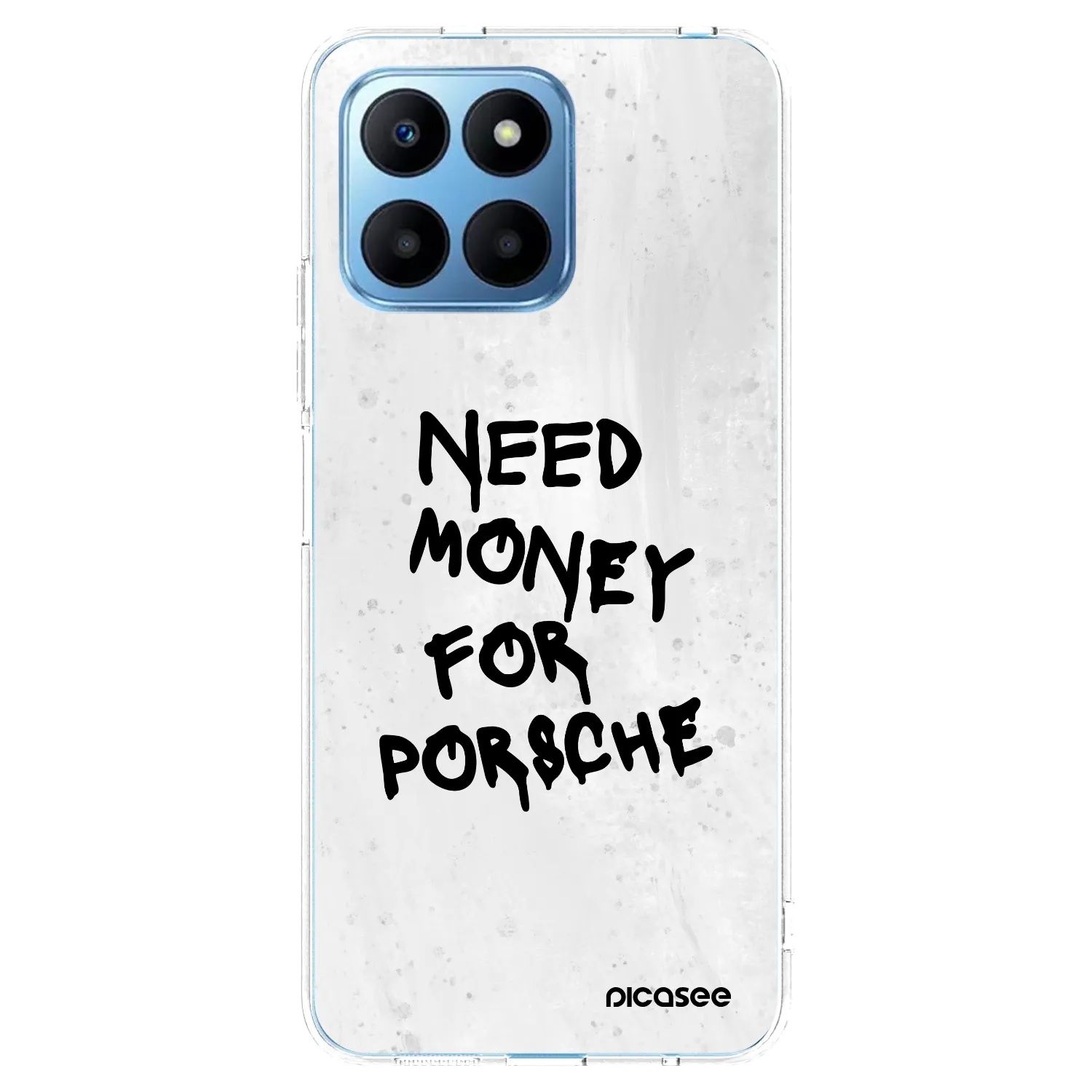 Picasee Honor 70 Lite Hülle - Transparentes Silikon - White Dollar