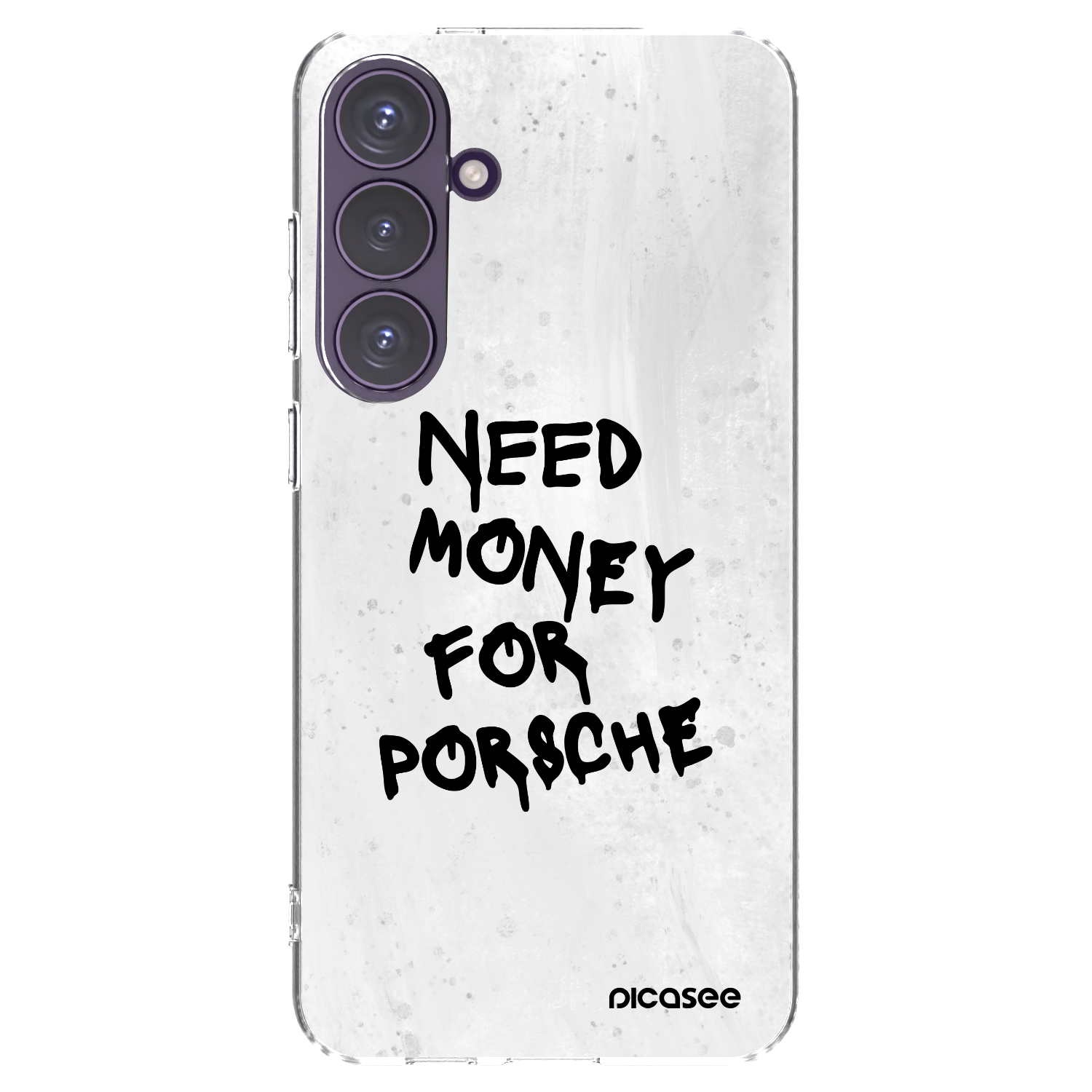 Picasee Samsung Galaxy S24+ S926B 5G Hülle - Transparentes Silikon - White Dollar