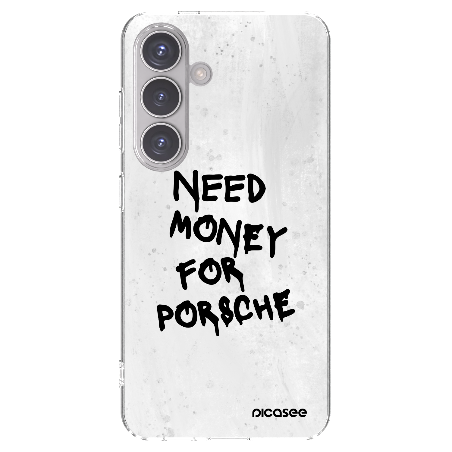 Picasee Samsung Galaxy S24 S921B 5G Hülle - Transparentes Silikon - White Dollar