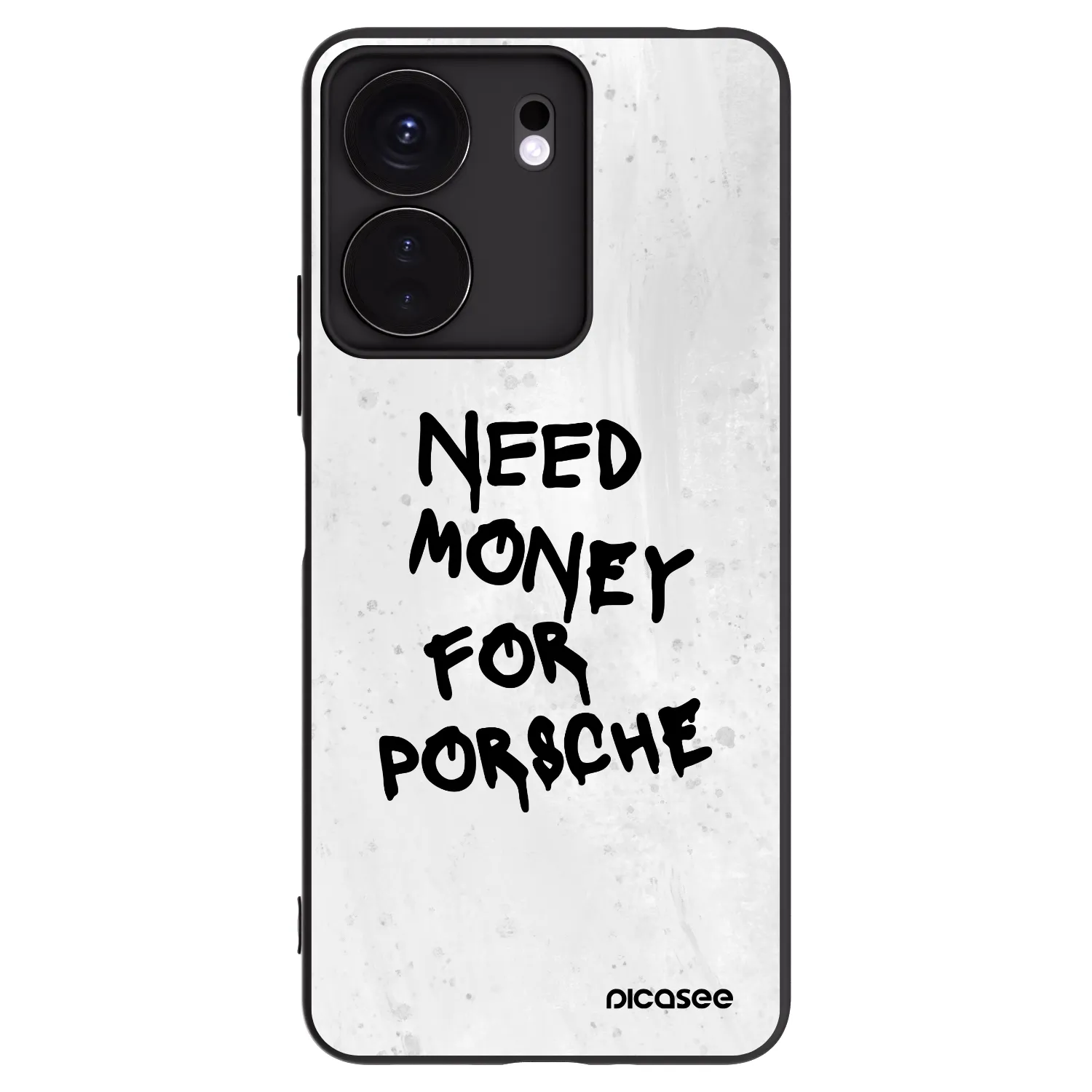 Picasee Xiaomi Redmi 13C 4G Hülle - Schwarzes Silikon - White Dollar