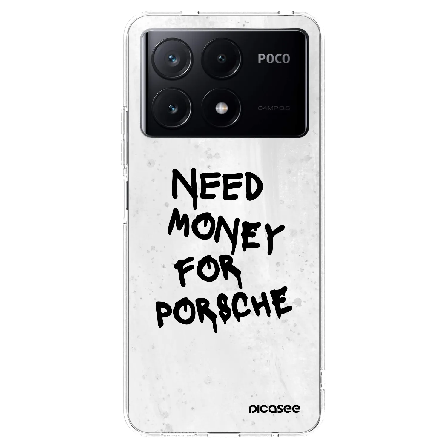 Picasee Xiaomi Poco X6 Pro Hülle - Transparentes Silikon - White Dollar